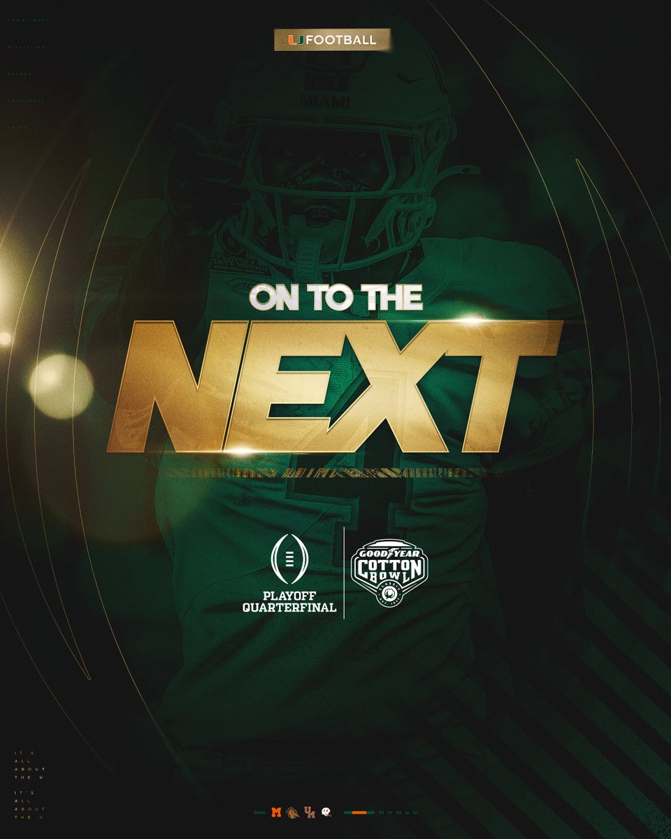 The show goes on. Back to work.
#GoCanes | @CFBPlayoff https://t.co/BVBFJp26S2
