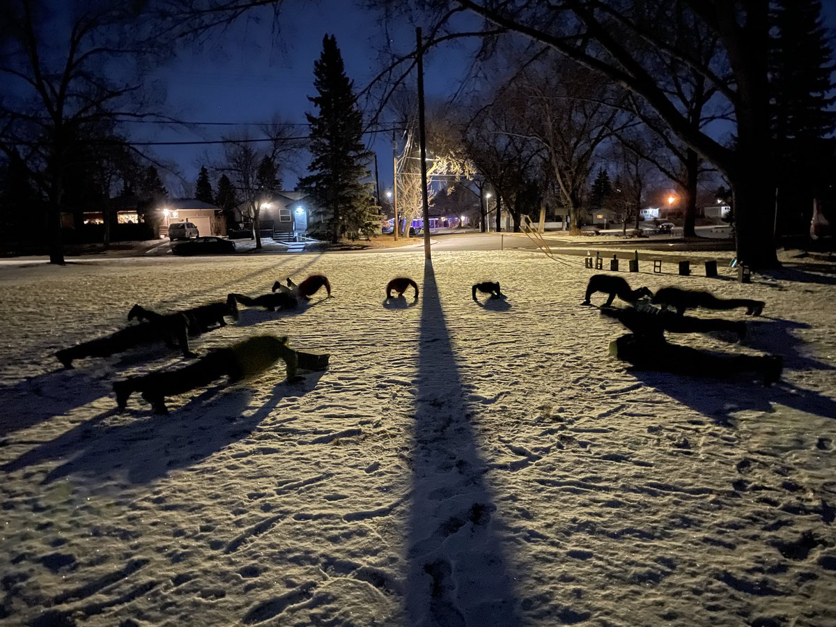 F3Calgary's tweet image. Tomorrow morning, while the rest of the world is hitting snooze and choosing comfort, the men of F3 will choose the Gloom. 

They will choose to get better. They will choose the man standing to their left and right.

Don't let the "fartsack" win. See you in the Gloom.