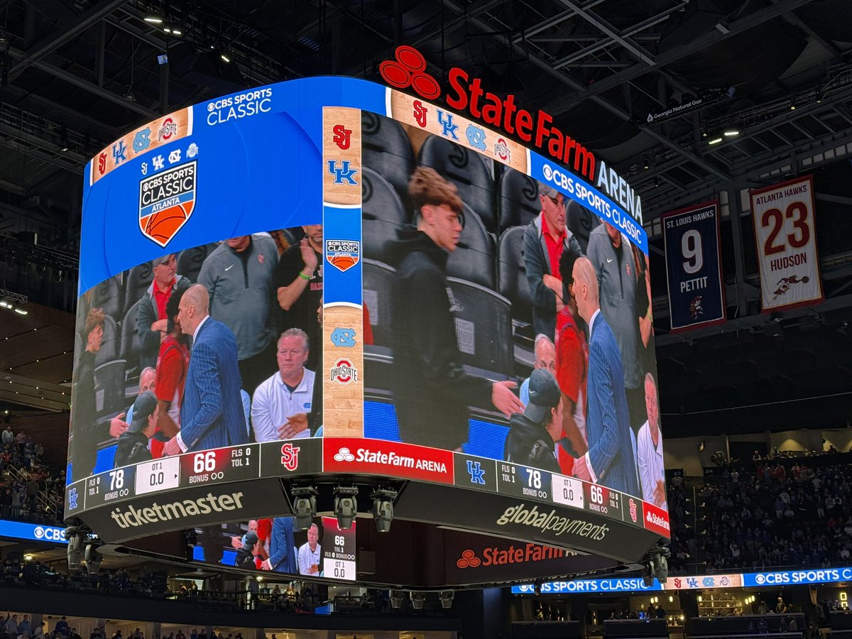 What a game!! Thankful I could experience it with my dad. Quaintance and Lowe are game changers. GO BIG BLUE!! #bbn