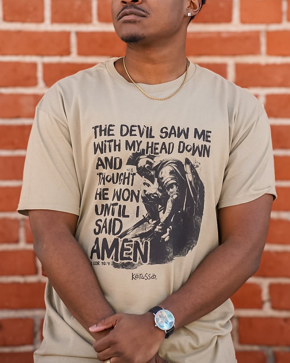 kerusso's tweet image. Head down doesn’t mean you’re done.
It means you’re about to pray, rise, and fight with heaven on your side. 🙏🔥

Amen is your comeback. bit.ly/47HHhzu

#ChristianApparel #FaithBasedFashion #ChristianClothing #WearYourFaith #SpiritualWarfare #StandFirm #GodIsWithYou