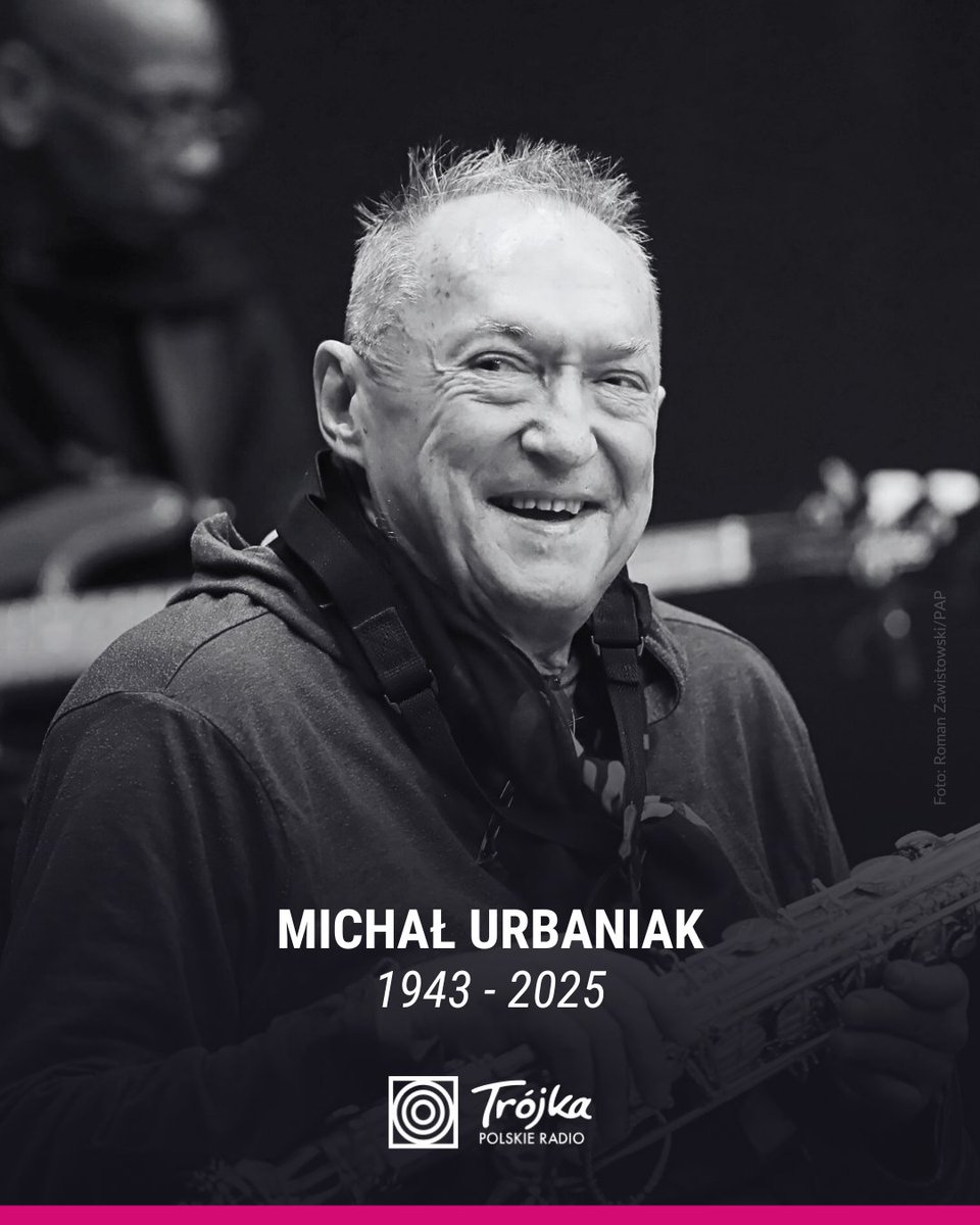RadiowaTrojka's tweet image. 🪔 Dotarła do nas niezwykle smutna wiadomość — nie żyje Michał Urbaniak. Jeden z najwybitniejszych jazzmanów: saksofonista, skrzypek, kompozytor i aranżer.

Współpracował z Komedą, Trzaskowskim i Milesem Davisem, nagrywał dla Columbii, w latach 70. i 80. odniósł ogromne sukcesy w…
