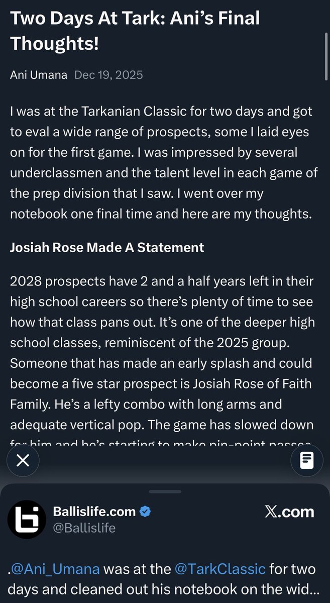 TeamRHJAZ's tweet image. ⁦@Ani_Umana⁩ and ⁦@Ballislife⁩ got it right about Chris King. 🔥🐸 

Our boys got some real exposure at the ⁦@TarkClassic⁩ this week! So even when our local scouts didn't acknowledge their stellar play, the national scouts did!

#onemore #us