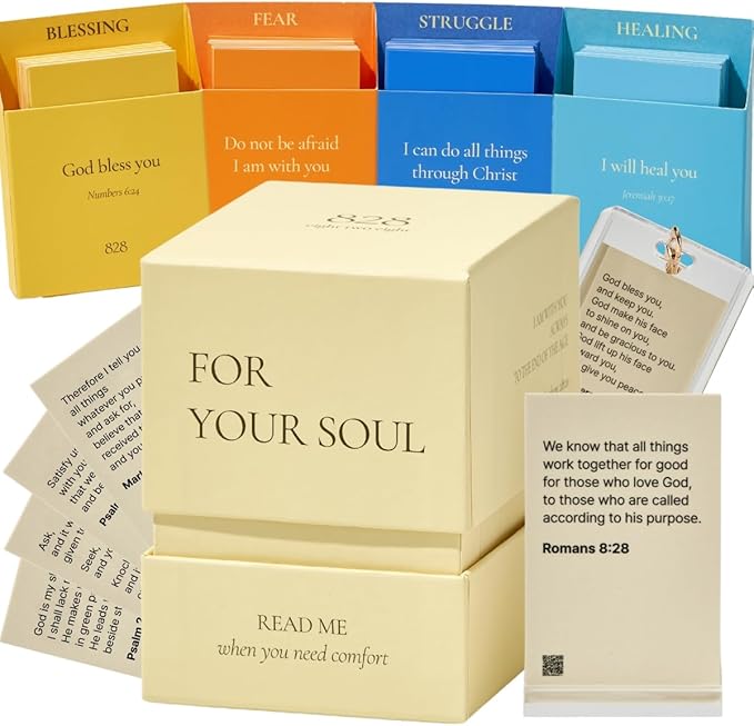 DevonMinney's tweet photo. Christian Gifts for Women &amp; Men - 828 Bible Verse Box
This is the perfect gift to give this Christmas. It is available on Amazon for a cheap price and a perfect daily reminder that Christ is King!
As an Amazon Associate, I earn from qualifying purchases. https://t.co/rhrsVJ91HU https://t.co/4jz7xBhmnN