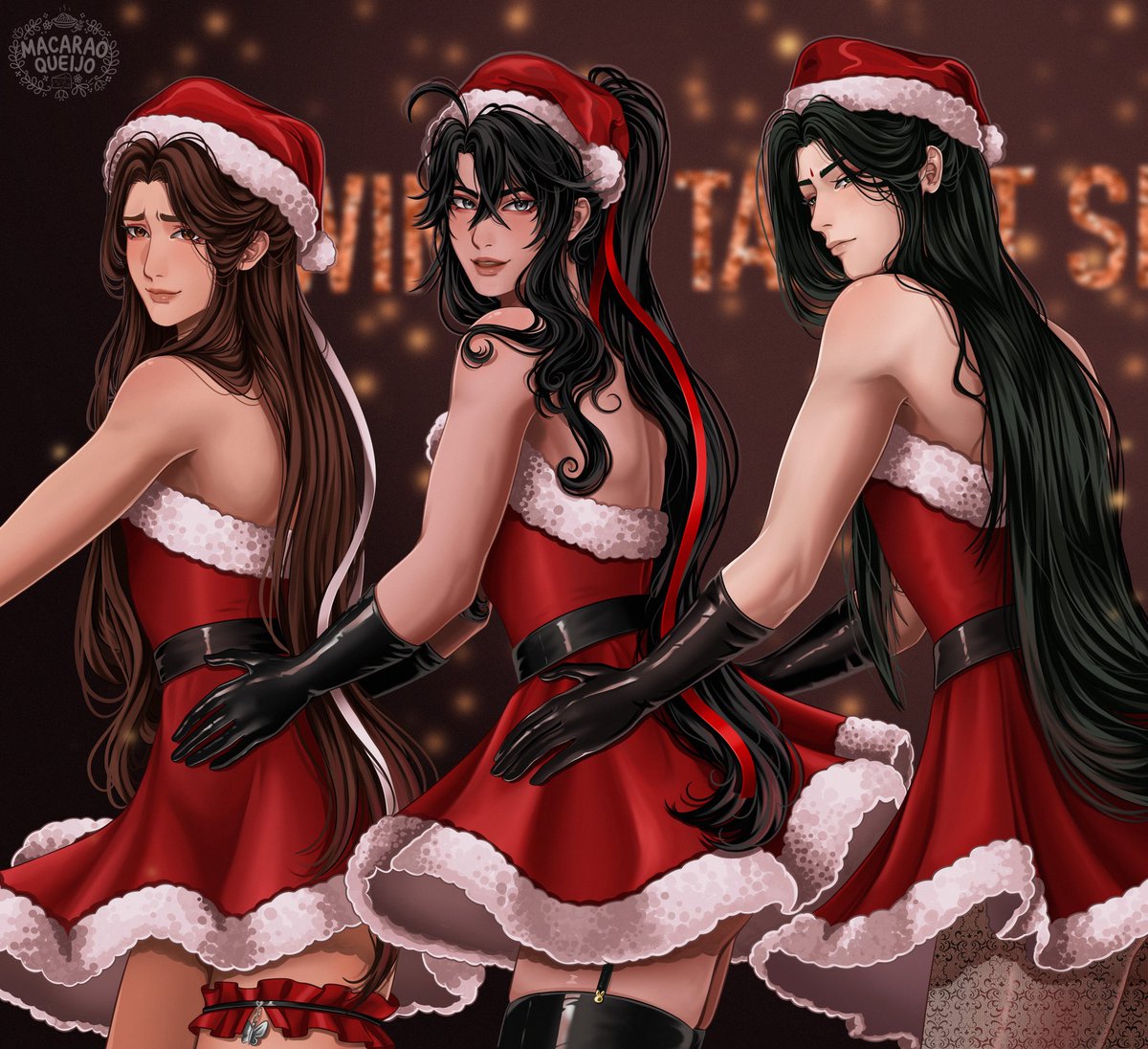 Jingle bell jingle bell rock 🤍❤️💚 #MDZS #TGCF #SVSSS