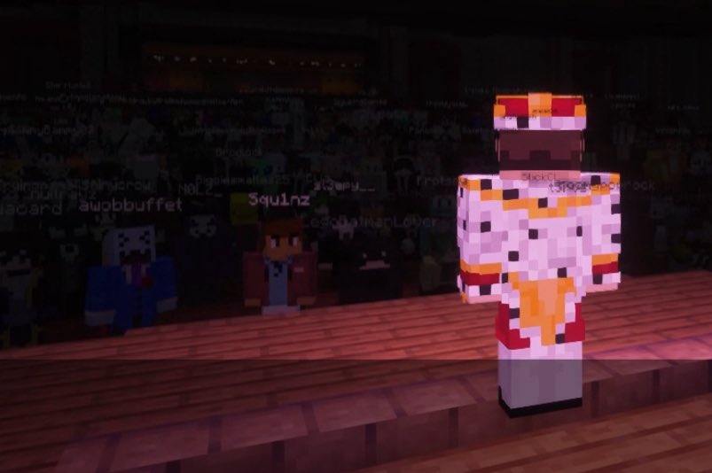 merpmanor's tweet image. awobbuffet immediately going to the schamilaton right after the murder train and getting front row seats