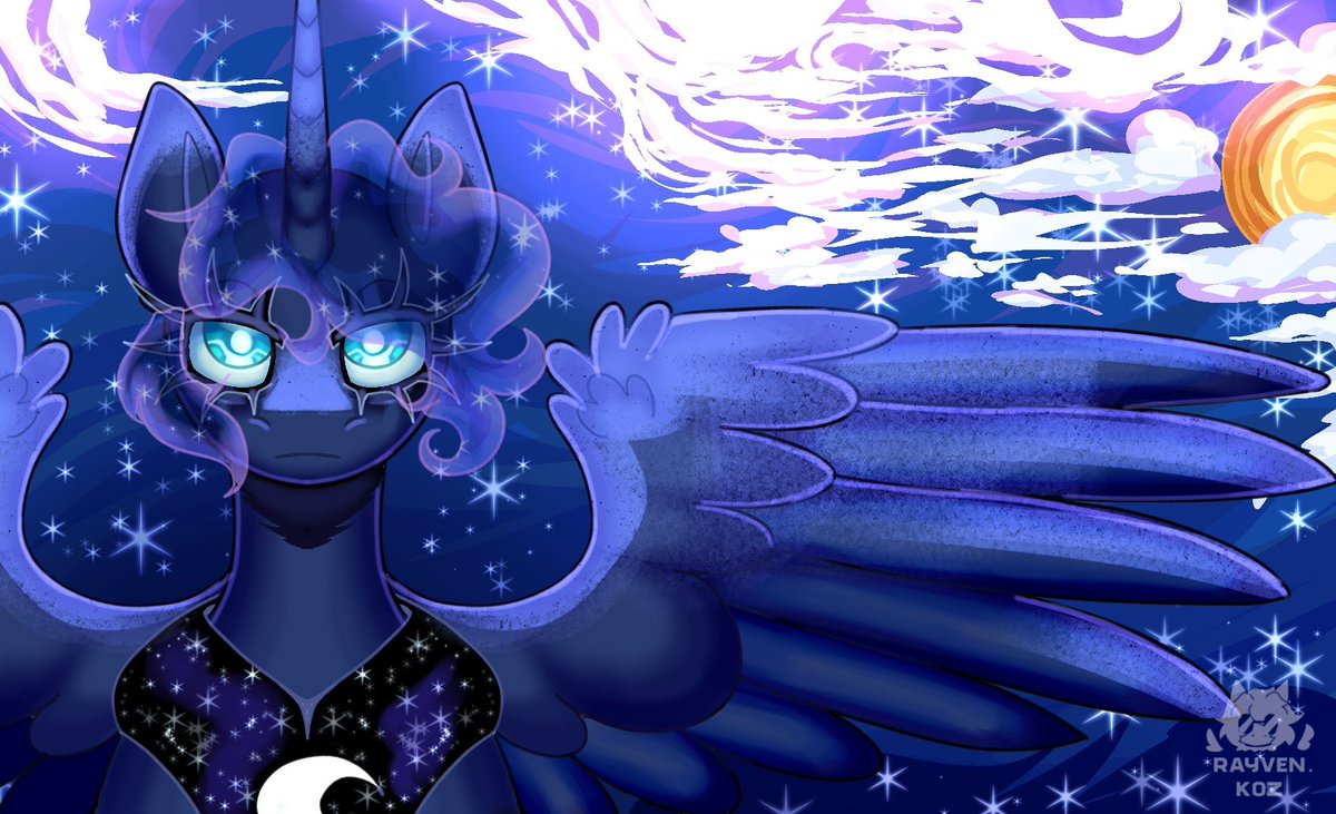 ☀️🌙 

#mlp #mlpart #pony