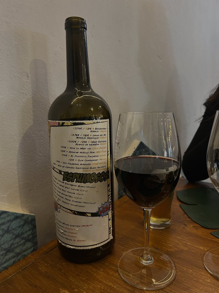 la mejor carta de vinos ever seen 🍷✨