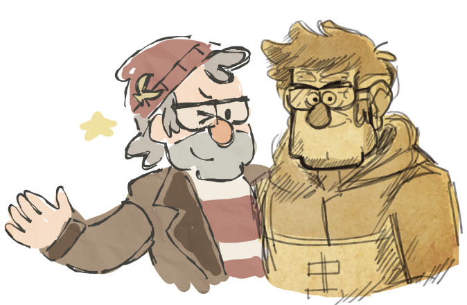 ihate them 
#gravityfalls ; #stanfordpines #stanleypines