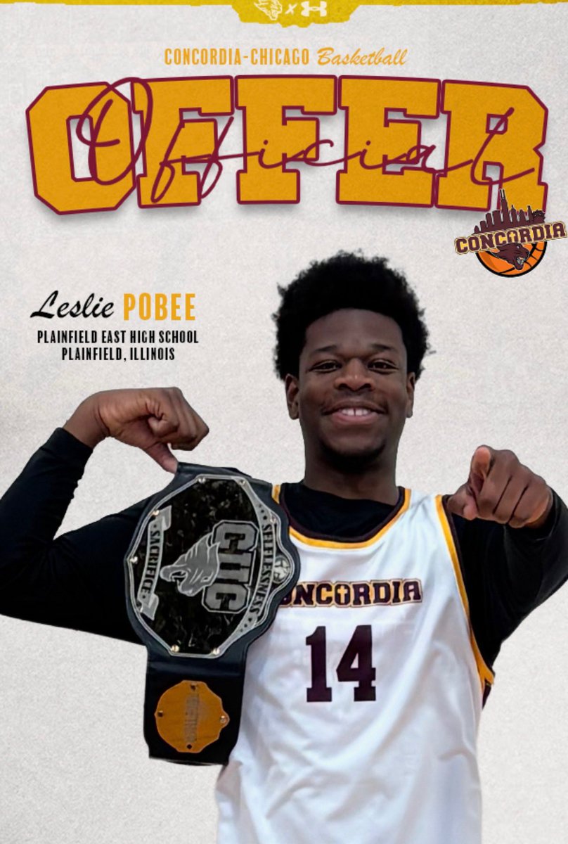 LesliePobee14's tweet image. After a recent visit and conversations with Coach @RashaanSurles and Coach @christianorbito I am blessed to receive an official offer Concordia university to continue my basketball career through college! 
@PEHS_BB @ILTwolves1