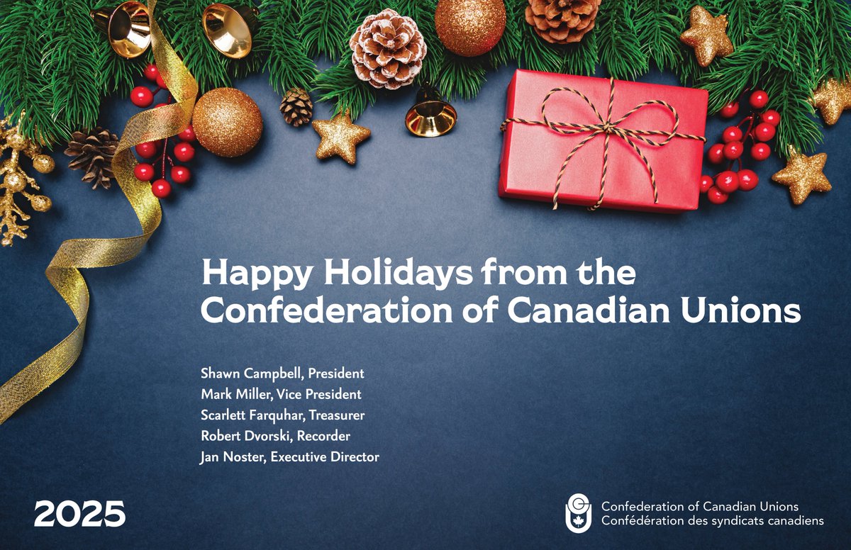 Confederation of Canadian Unions (CCU) tweet media
