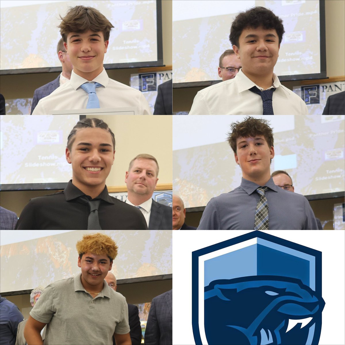 FHSFAN's tweet photo. Great night celebrating 2025!
MVP-@alexweber815 
LOY-@AdrianRampino 
OPOY-@Stephon20889461 
AG A11IN- @Michaelt358
DPOY-@essam_owen27 
Panther -Keaton Cooper 
Courage-Joey Tarentino
Versatile-James Bruso
Coaches-Jake Frigon
Unsung Hero-Elias Lawless
Gridiron-Matthew Colford https://t.co/29gAOhYlb1