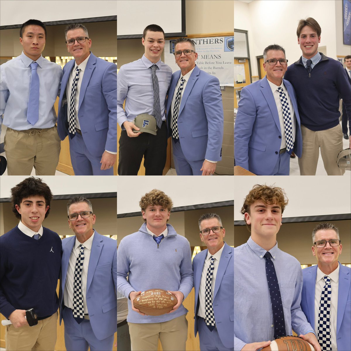 FHSFAN's tweet photo. Great night celebrating 2025!
MVP-@alexweber815 
LOY-@AdrianRampino 
OPOY-@Stephon20889461 
AG A11IN- @Michaelt358
DPOY-@essam_owen27 
Panther -Keaton Cooper 
Courage-Joey Tarentino
Versatile-James Bruso
Coaches-Jake Frigon
Unsung Hero-Elias Lawless
Gridiron-Matthew Colford https://t.co/29gAOhYlb1