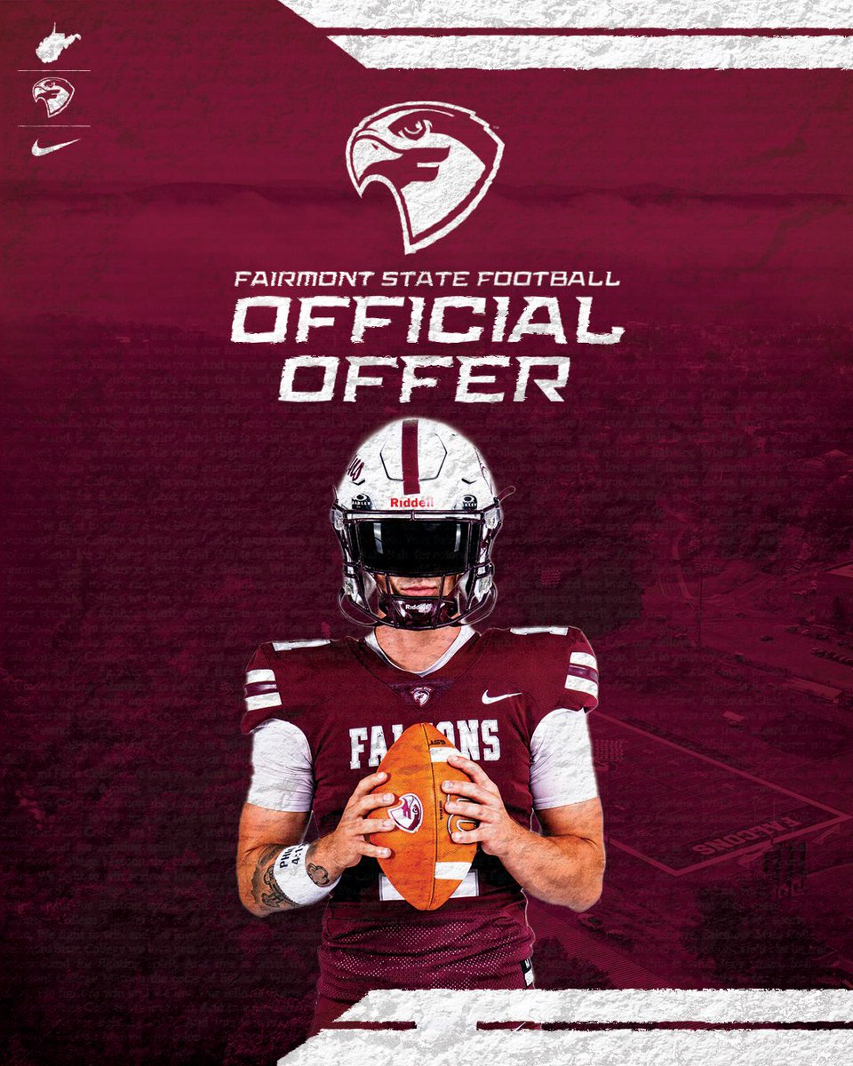 BlakePasik_'s tweet photo. After a great conversation with @CoachBLemon  I’m blessed to receive and offer from Fairmont State University
 @CoachAbel92 https://t.co/CHTWBkBmsc