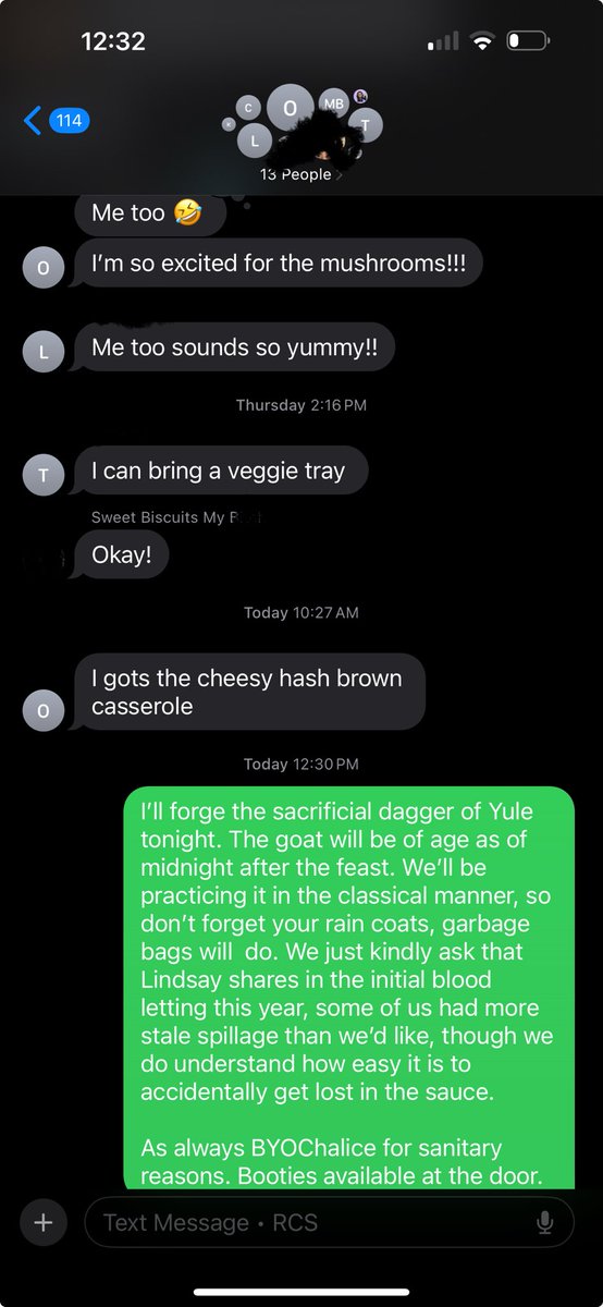 Pseudonymous187's tweet photo. The ONLY way to deal with being added to Christmas gathering Group Chats. 

Take note. https://t.co/gaKvbt0h8O