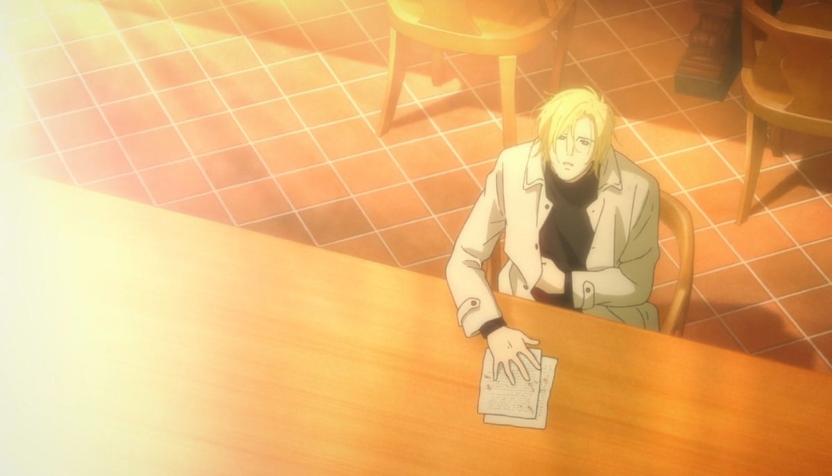 fourgivendays's tweet image. 7 years ago today banana fish episode 24 "the catcher in the rye" was released