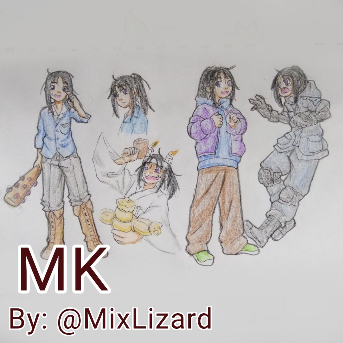 MixLizard's tweet photo. Taro Takiga #AssClassOC #OC #OriginalCharacter #PersonajeOriginal #Art #OriginalArt #TraditionalArt #Ilustracion https://t.co/Cc8019ctgx