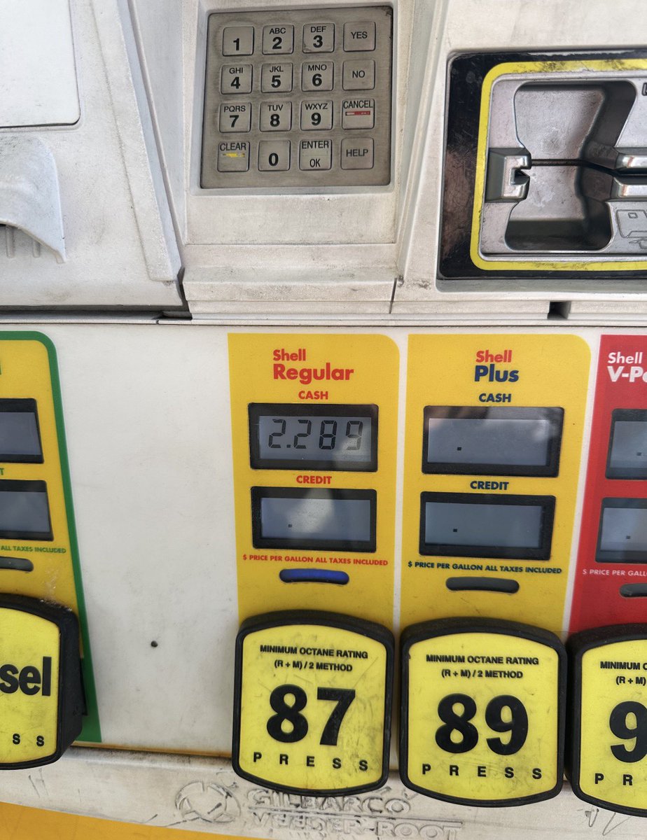 THANK YOU President TRUMP! Gas purchase today, 12-20-2025 in Raliegh, NC!