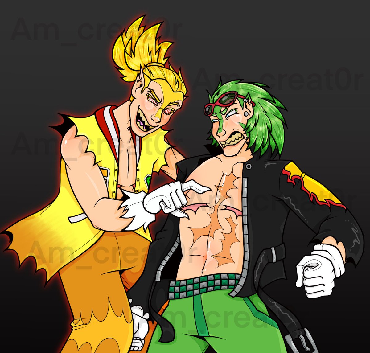 Evil 1 and evil 2
#art #digitalart #fleetway #scourgethehedgehog #fanart