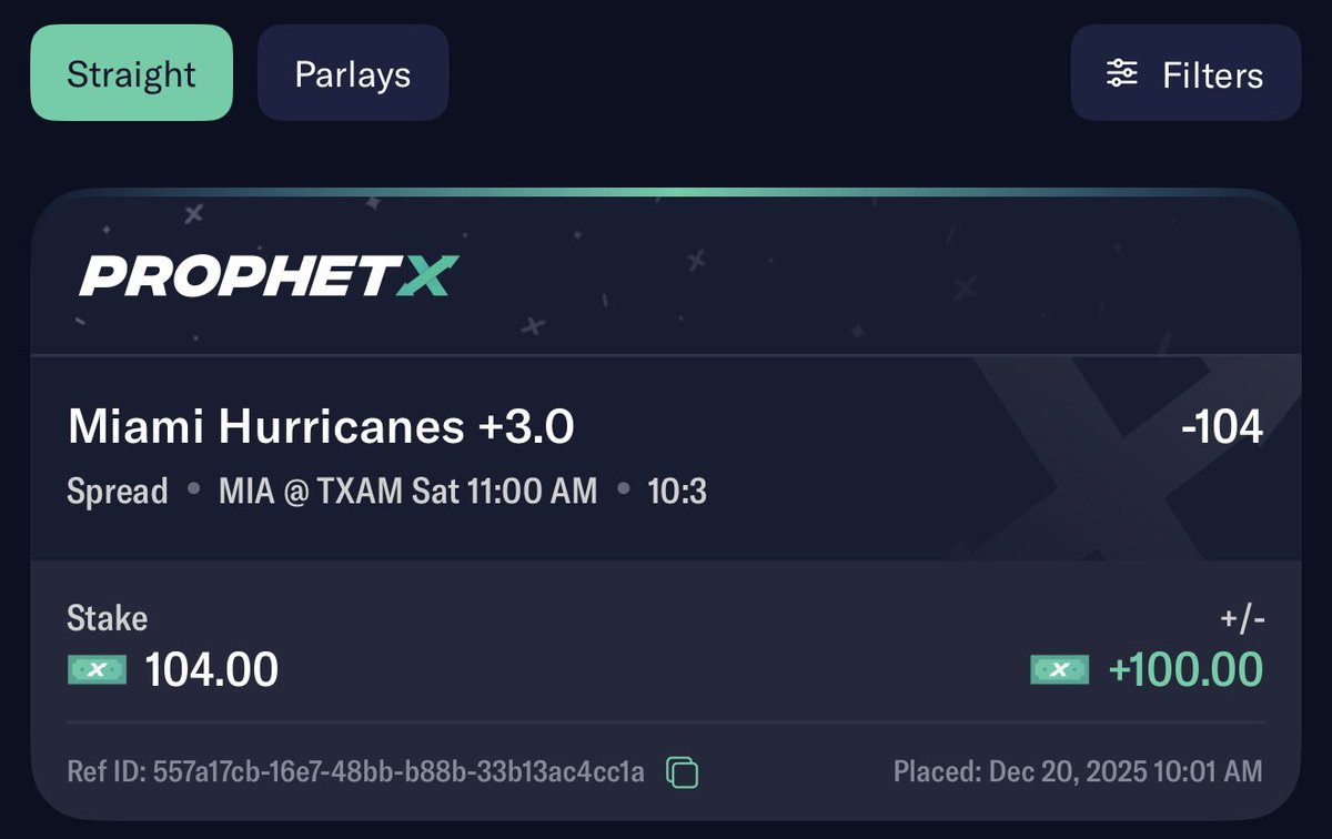 It’s all about the “U” 🙌🏻

The best odds around. <a href="/PlayProphetX/">ProphetX</a>