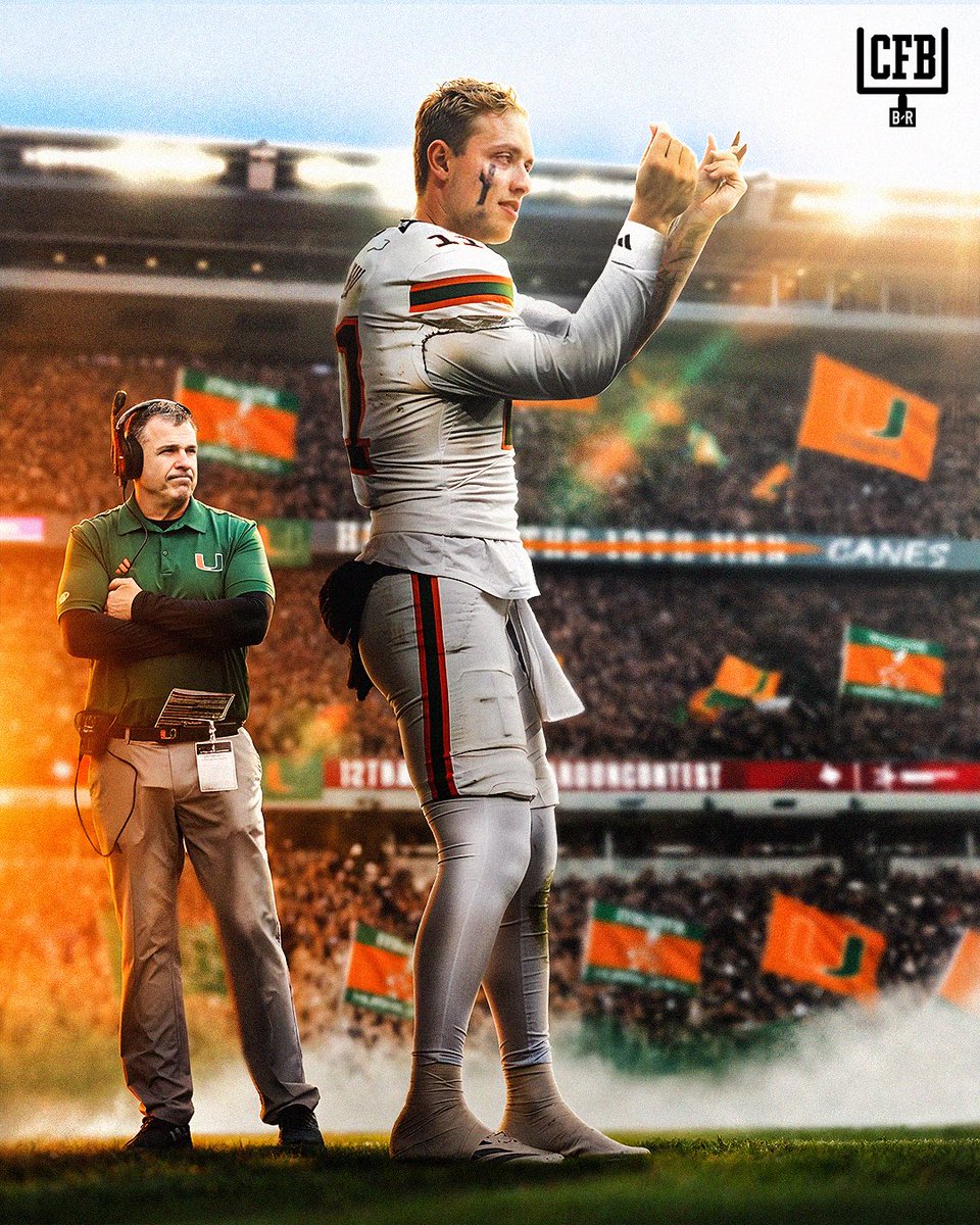 MIAMI SURVIVES TEXAS A&amp;M 🔥

Canes advance to the Cotton Bowl to face Ohio State 🍿