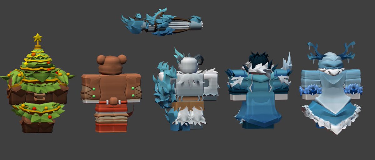 I made some skins for the new Christmas BNOD update aswell!!!
🎄🧸🥶
#RobloxDev #Roblox #NPCorDIE #Blender