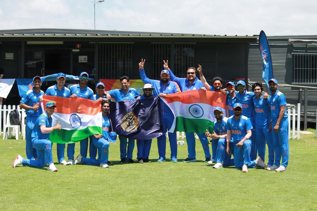 Congratulations to the Indian University team on their 4-2 win in the  bilateral cricket series against Australia in Australia.