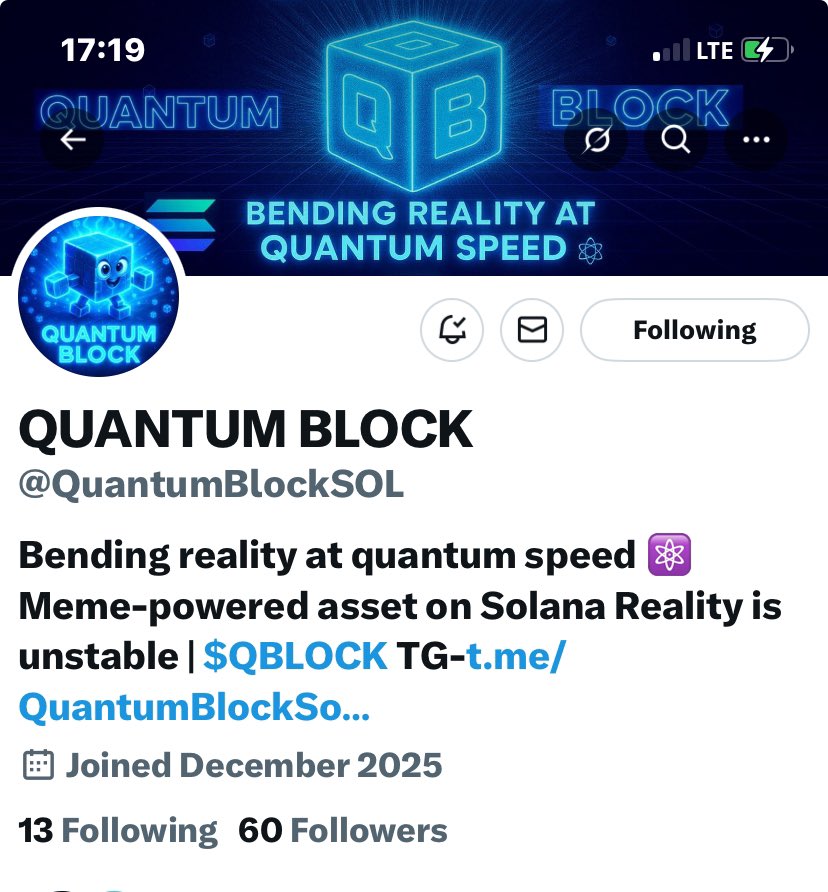 dusrick01's tweet photo. @zo_r001 @QuantumBlockSOL Done! https://t.co/Y9NvViH0N6