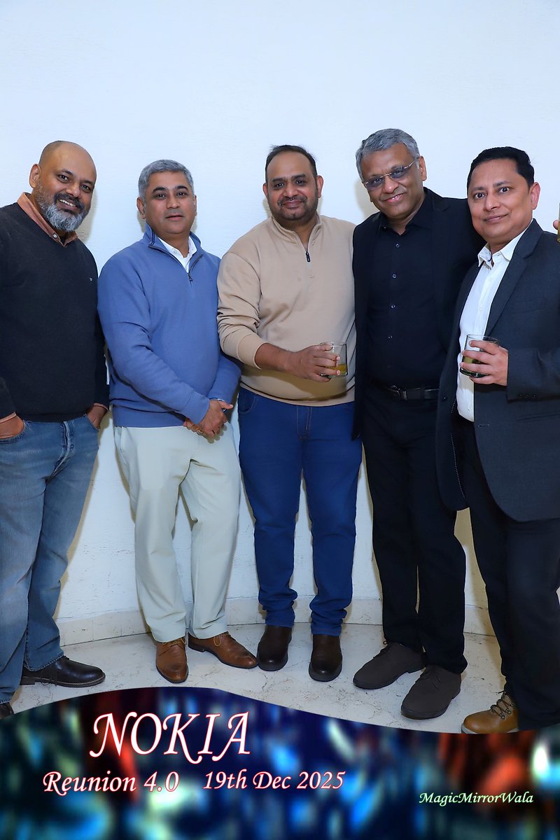 mohit4agarwal's tweet photo. Reuniting the Legends 💙📱 Nokia Reunion 4 – Same People, Same Vibes, Timeless Memories !!!! https://t.co/sPYlqUp8nc
