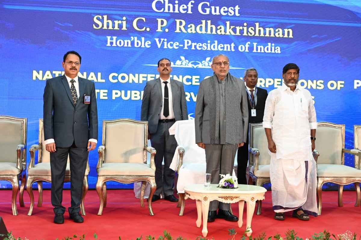 Bhatti_Mallu's tweet image. Alongside Hon’ble Vice-President of India, Shri @CPR_VP Garu, attended and addressed the concluding session of the National Conference of Chairpersons of State Public Service Commissions. 

Emphasised transparency, integrity, inclusivity, and accountability in recruitment to…