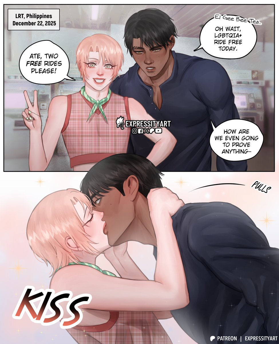 expressity's tweet photo. Free train rides for elgeebeetea this Christmas [OC]
#artph #myocs #expressity #comics https://t.co/8qyUs4apuA