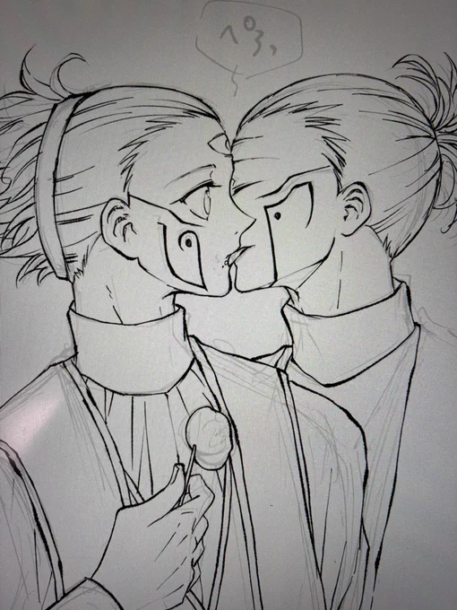 ※もじゅ腐
◯✕◯
月頭に描いたまま放置してある距離ばぐすぎふたご 