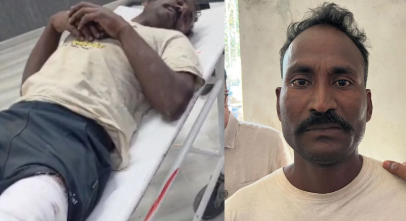 Gandhinagar Rape Accused Shot in Leg During Escape Attempt | DeshGujarat