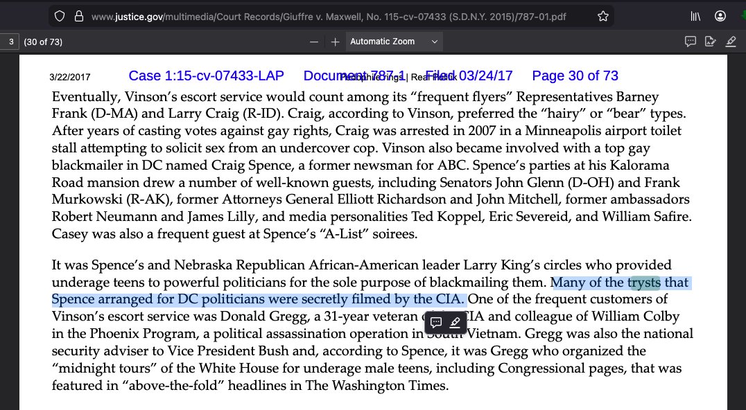tomselliott's tweet image. Seems the CIA helped run a gay prostitution ring for D.C. politicos through which to gather kompromat