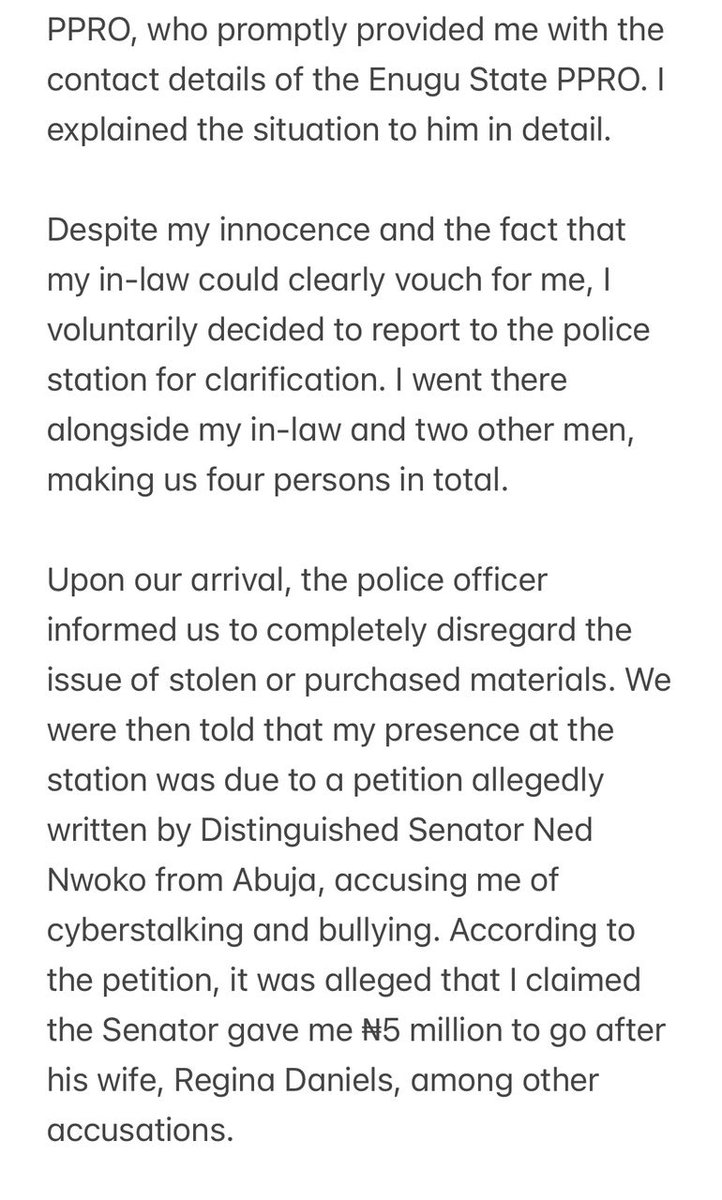 ChuksEricE's tweet image. Clarification &amp;amp; Apology to Senator @Prince_NedNwoko