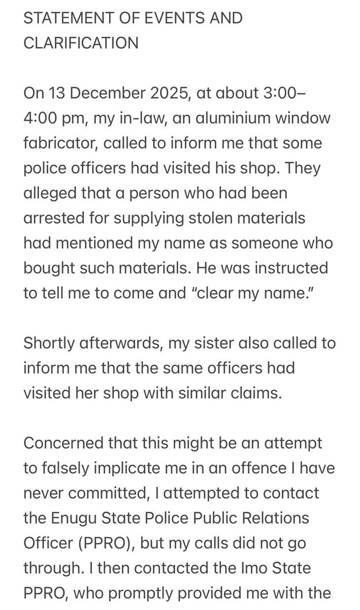 ChuksEricE's tweet image. Clarification &amp;amp; Apology to Senator @Prince_NedNwoko