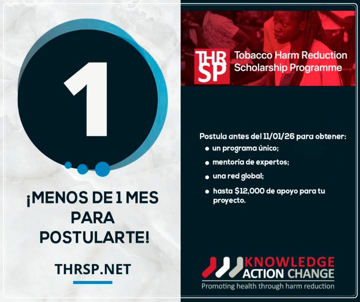 GinaMaReyes's tweet photo. ⏰Menos de 1 mes para postularte al #THRSP
-Curso previo obligatorio
-100% en inglés.
- Mentoría + red global
- Hasta USD $12k de apoyo para tu proyecto.
🗓️ Cierra 11/01/26
🔗 https://t.co/czSjtXqUfk https://t.co/rTO6WlqzI6