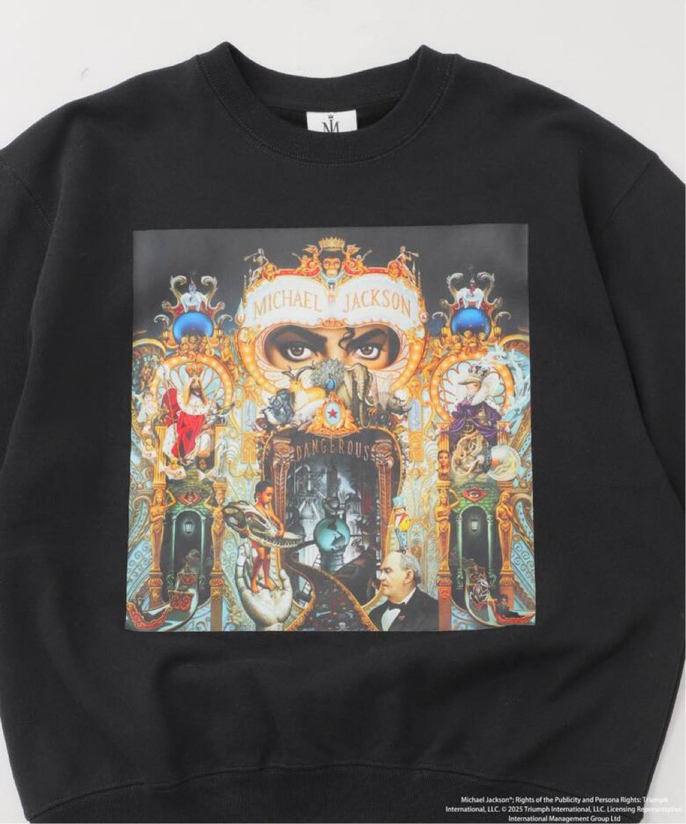 B.C STOCK x Michael Jackson 別注 クルーネックスウェットが国内