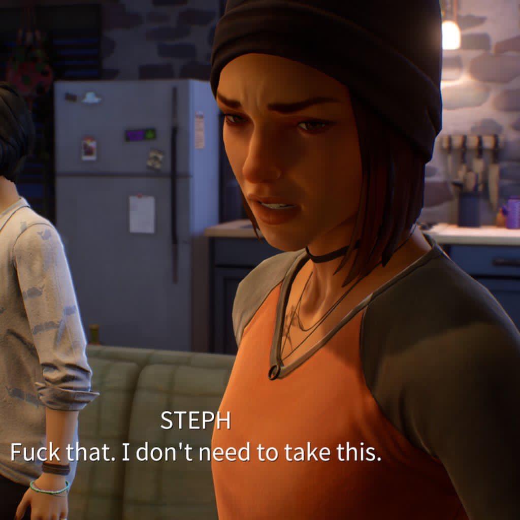 chenrichh's tweet image. my take on the discussion about the alex throwing the bottle and steph stormimg out is that while i think steph didn't need to apologise, it was completely on character for her to do so