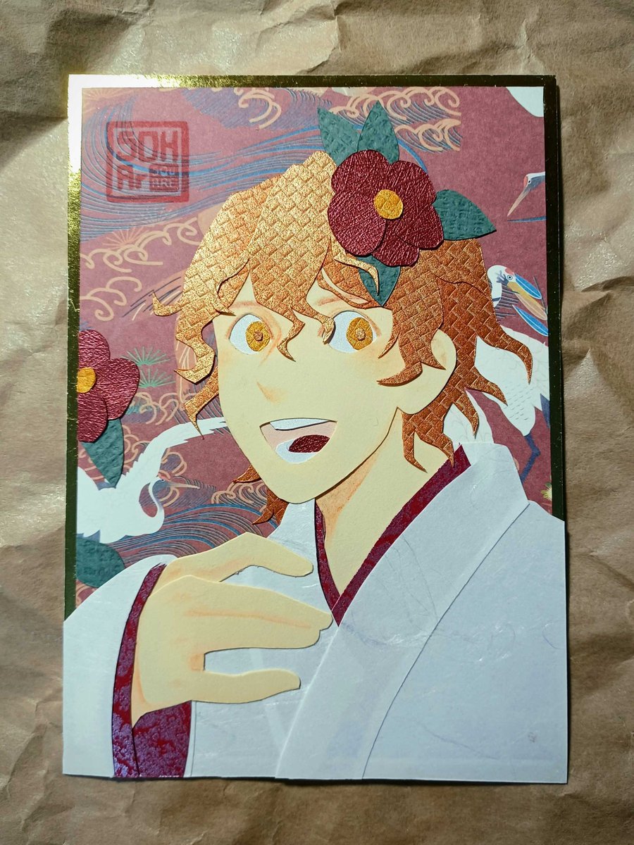 arsquare3's tweet photo. yay! papercraft of Sagisawa for @Kitsoa_Kit for #tanabemas2025
#BIRDMEN https://t.co/jzhdDxpk3b