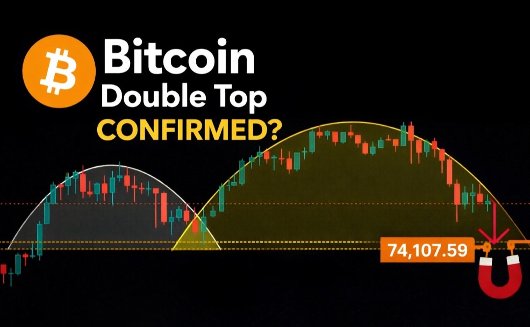ZaffGeorge_offi's tweet image. Bitcoin Double top confirmed 🎯