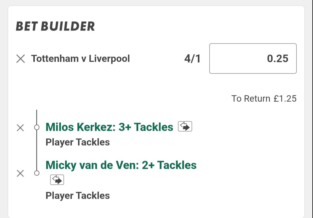 Billys_Bets's tweet image. 🏴󠁧󠁢󠁥󠁮󠁧󠁿 Tottenham v Liverpool
📖 Bet365

Like these match ups.

🔥 One more to come @ 50/1!