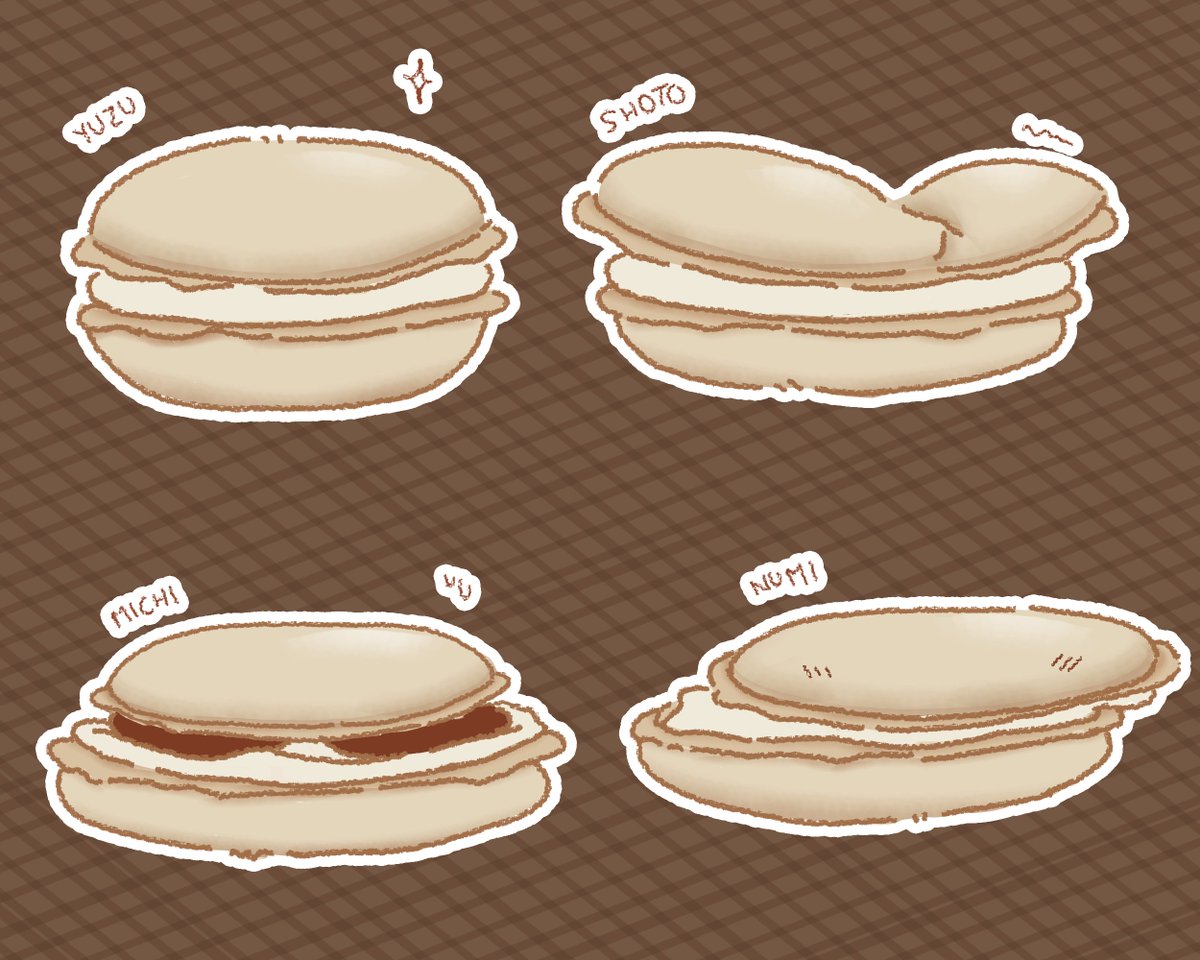 They got.... personalities ig

W macaroons!!!

#ArtoftheRogue #yuzart #MichiMochiArt #Noombart
