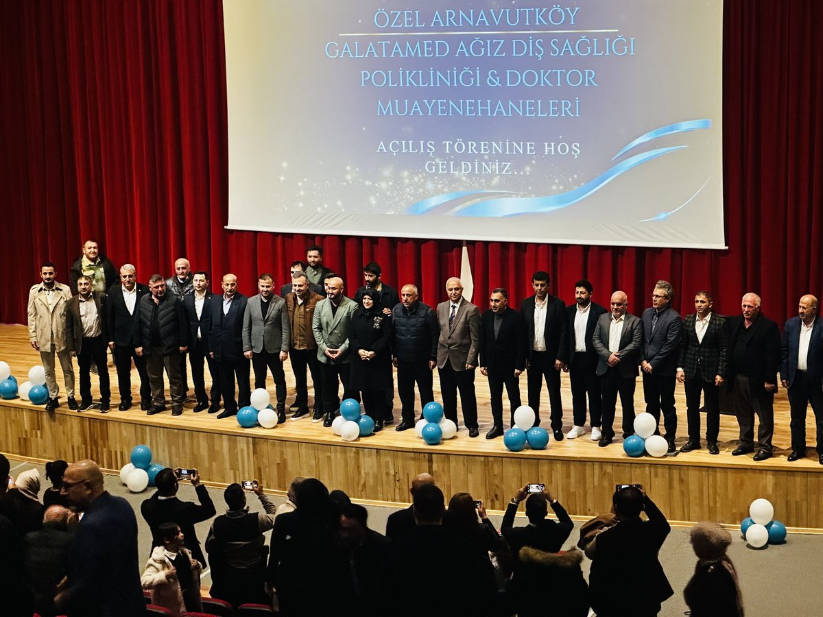 Galatamed Ağız ve Diş Sağlığı Polikliniği ile
Doktor Muayenehanesinin açılış törenine katılarak Başkanımız <a href="/mcandaroglutr/">Mustafa Candaroğlu</a> ‘nun selamlarını ilettik.

Arnavutköy’ümüze değer katacak bu sağlık tesisinin hayırlı olmasını diliyorum.