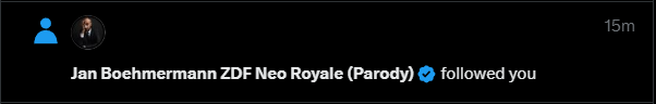 Wenn das der echte ist weiß ich nicht, ob ich lachen oder weinen soll. Aber wahrscheinlich sammelt er wieder "pöse Posts" für irgendein Projekt wie damals bei Reconquista Germanica. So oder so, vielleicht lernt Böhmi dann mal wie gesunder Menschenverstand aussieht.