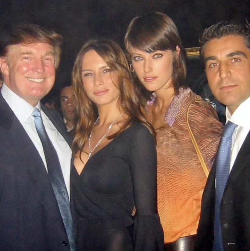 Remember, Melania knows everything. After all, Epstein trafficked her via a model agent Paolo Zampolli (far right 2nd picture) who's rich friends were passing her around for at least a year before Trump landed sloppy seconds.