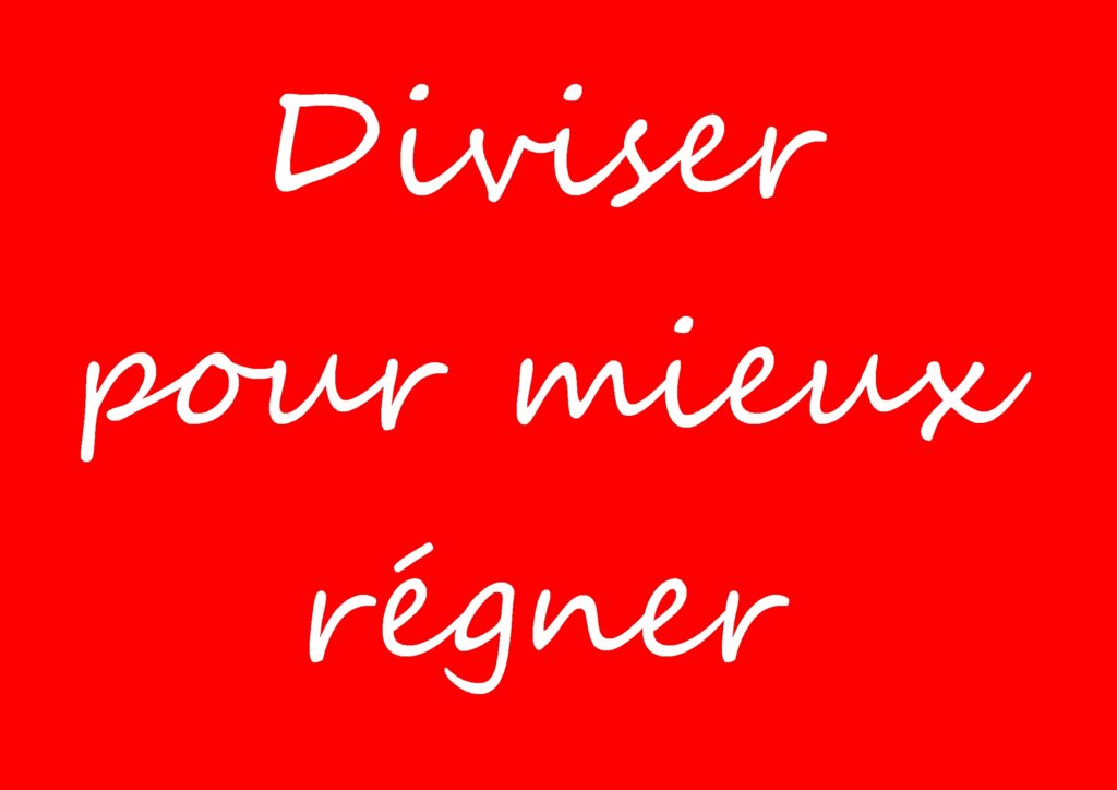 HistoryMattersX's tweet image. #Contrôle et #pouvoir

« #Diviser pour mieux #régner »

Les #gouvernements divisent les #populations en différents groupes en attisant les tensions afin qu'elles

• se combattent entre elles
• oublient de résister
• oublient de s'unir
• oublient qui est leur véritable ennemi
