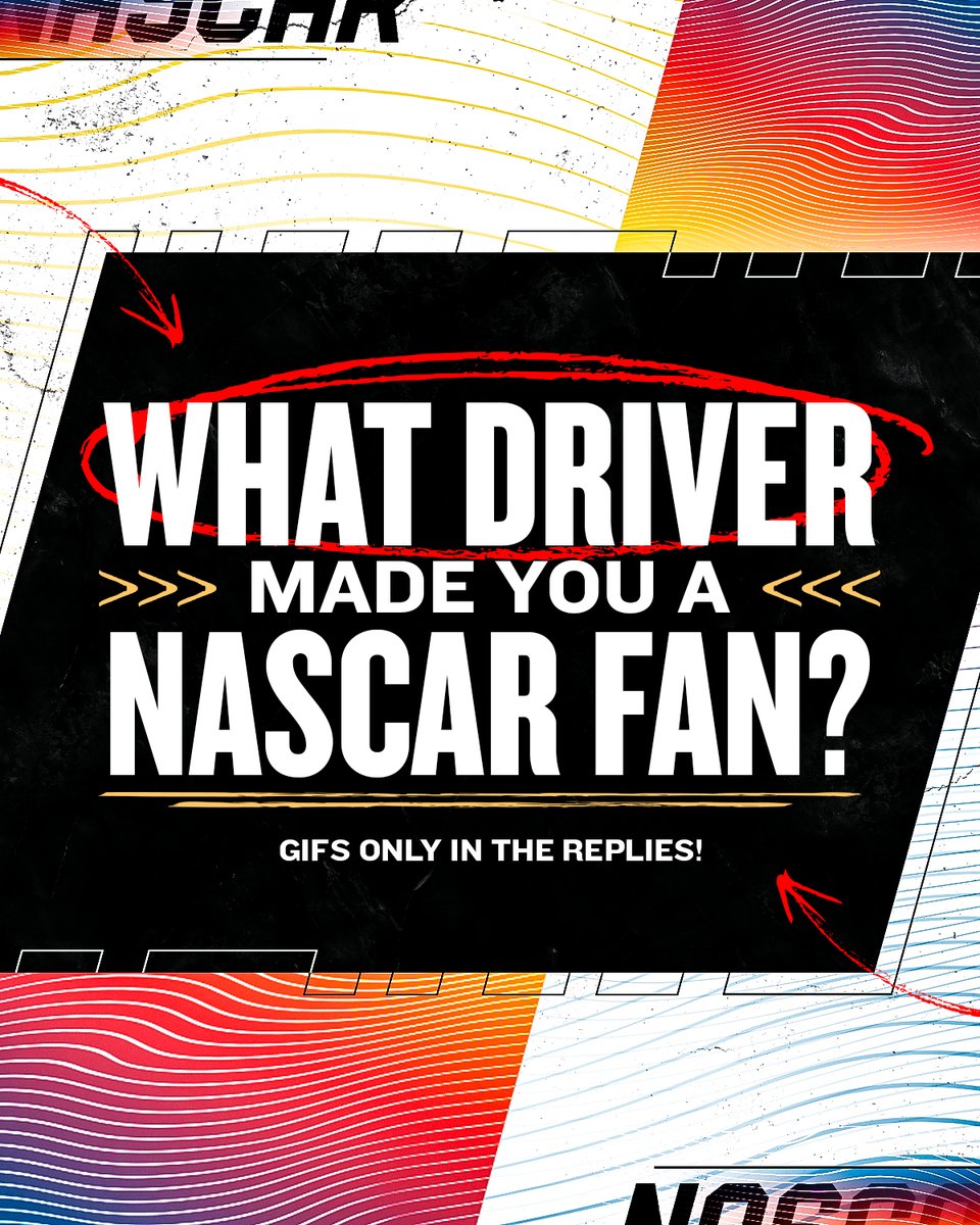 NASCAR's tweet image. We want to know the driver that started your fandom!