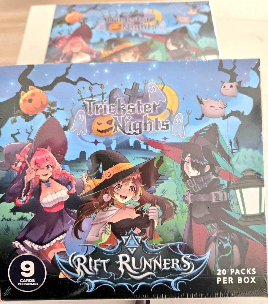 Just got these boxes in the mail! Perhaps a card opening stream next week? 🍎✨