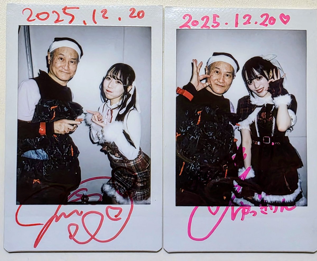 本日のチェキ みんな可愛かった ソロチェキの笑顔が可愛い #柳川みあ