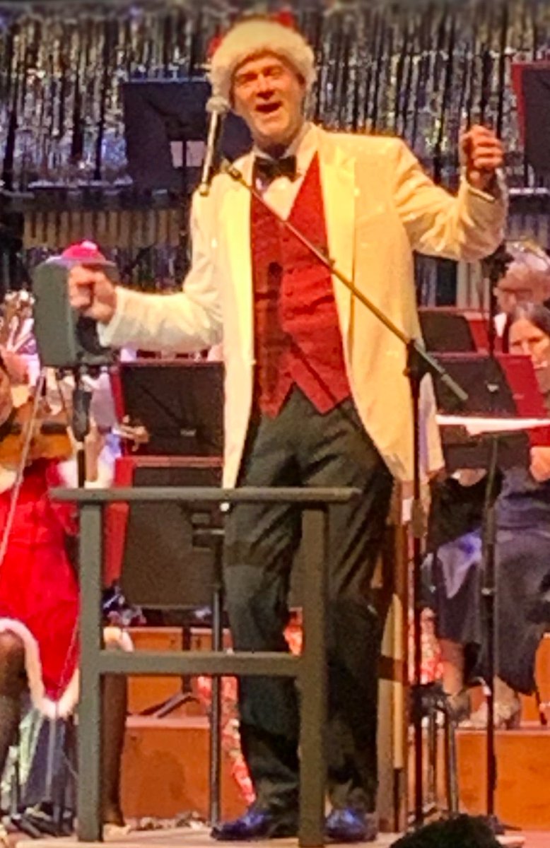 HarryBucknall's tweet image. Fun ahead tonight as #PeteHarrison &amp;amp; @BSOrchestra dish out mountains of Christmas joy from #RonGoodwin to #Slade, #Anderson and, of course, peanuts for sale at the end. #Lemsip for the Maestro please! (He’s suffering…😱)